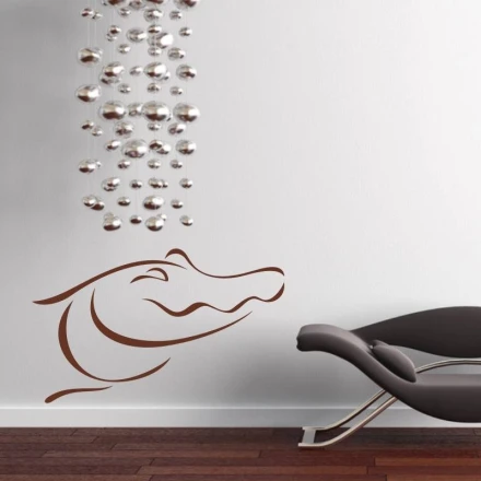 Decorative Crocodile Sticker 2010