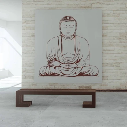 Wall Sticker Buddha Statue 2059