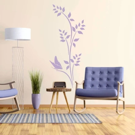 Wall Sticker Butterfly Branch 2092