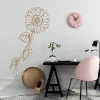Sunflower wall sticker 2088 - Office decor. Light-colored walls, modern furniture in muted shades.