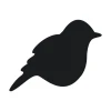 Chalk sticker bird 229 - Graphic design featuring a black bird outline on a white background.