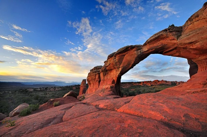 Rock Arch FP 1734 wall mural - Graphic design featuring a rock arch against a sky and landscape backdrop.