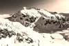 Wall mural fresh mountain snow FP 1738 - Graphic design with 3D shapes of snow-covered mountains.