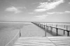 Wall mural of a pier extending into the ocean FP 1842 - Graphic design featuring water and sky.