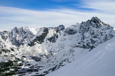 Wall mural featuring stunning mountain peaks, FP 1960 - Graphic design with sharp mountain edges.