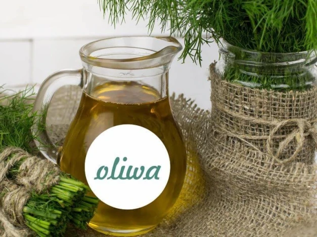 Dry-erase labels for jars, set of 16 - Round design with "olive" text in green.