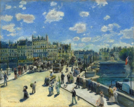 Reproduction Pont Neuf Paris, Renoir Auguste