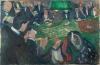 Reproduction of At the Roulette Table in Monte Carlo by Edvard Munch. The image shows players at the table.