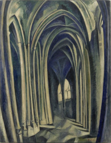 Reproduction Saint-Severin No. 3, Robert Delaunay