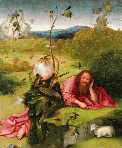Reproduction Saint John The Baptist In The Wilderness, Hieronymus Bosch