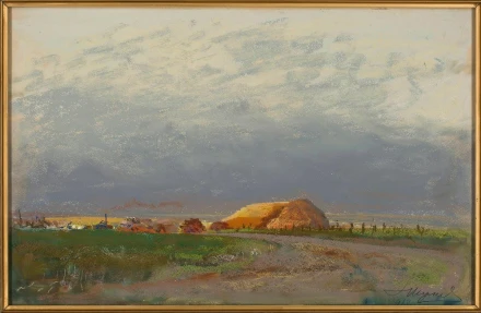 Reproduction Młocka Na Ukrainie, Wyczółkowski Leon