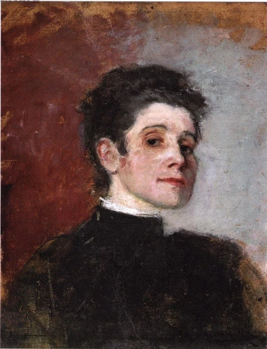 Reproduction Autoportret 1896, Olga Boznańska