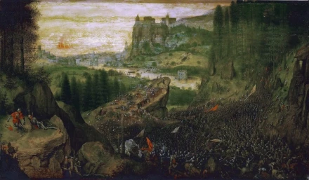 Reproduction The Suicide Of Saul, Pieter Bruegel