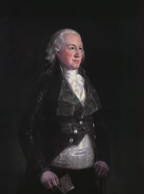 Reproduction of Don Pedro de Alcantara Tellez Giron, Duke of Osuna, by Francisco Goya - Graphic design featuring a man.