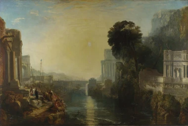 Reproduction of Dido building Carthage or The Rise of the Carthaginian Empire by William Turner - Graphic design print.