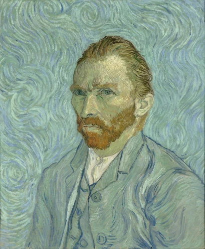 Reproduction Autoportret 1889, Vincent Van Gogh