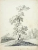Reproduction of Lonely Tree by Zygmunt Vogel. Artwork features a solitary tree against a landscape backdrop.