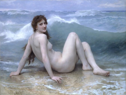 Reproduction The Wave, William-Adolphe Bouguereau