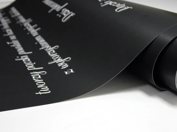 Chalkboard menu sign 001 - Graphic design. Black background with white text in various styles.