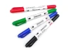 Double-sided dry-erase marker in various colors by Toma TO-270 - Graphic design. Four markers in red and green.