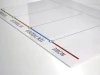 Magnetic dry-erase Kanban board 097 - Graphic design with a simple structure of horizontal and vertical lines.