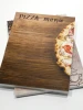 Chalkboard with pizza menu print 029 - Features a pizza graphic on a wooden background with the word PIZZA.