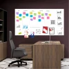 Custom magnetic whiteboard, perfect for modern offices, helps with organization and planning.