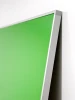 Custom dry-erase magnetic board in an aluminum frame - Graphic design. Smooth green surface.