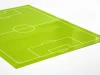 Tactical football board 189 dry-erase - Graphic design. Green surface with white field lines.