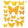 Colorful butterflies in a cheerful set, perfect for brightening up a child\'s room wall.