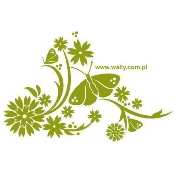 Chinese sticker 01 in a fresh, spring style, perfect for enlivening a modern living room space.