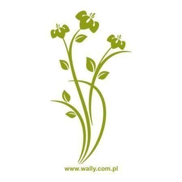 Japanese sticker 69 in green shade, adding freshness and style to a modern interior.