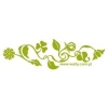 Climbing plant sticker 002 in vibrant green, perfect for refreshing modern interiors or cozy spaces.