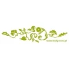Stylish climbing plant sticker 005 in fresh green shades, perfect for enlivening modern interiors.