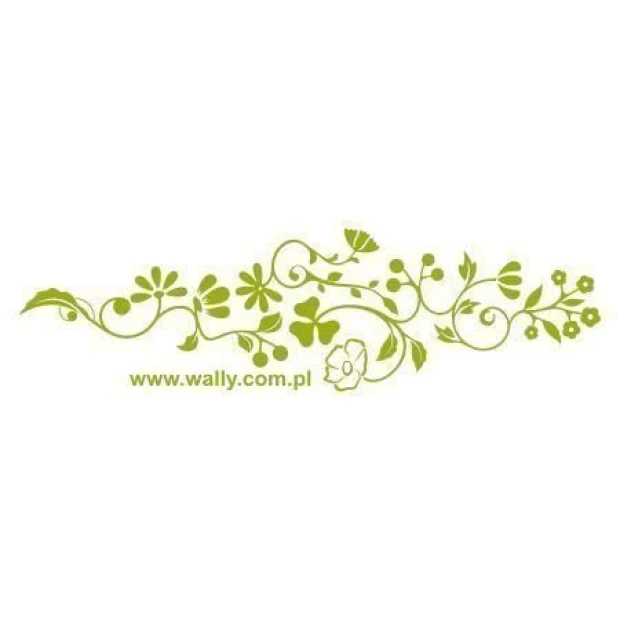 Creeper sticker 012 in soft green shades, perfect for enlivening a boho-style space.