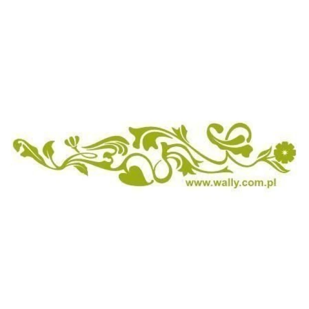 Elegant climbing plant sticker 023 in spring green shades, perfect for brightening up a modern nook.
