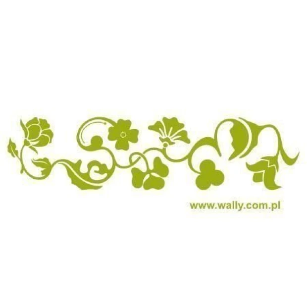 Elegant climbing plant sticker 034 in vibrant shades of green, perfect for refreshing a modern nook.