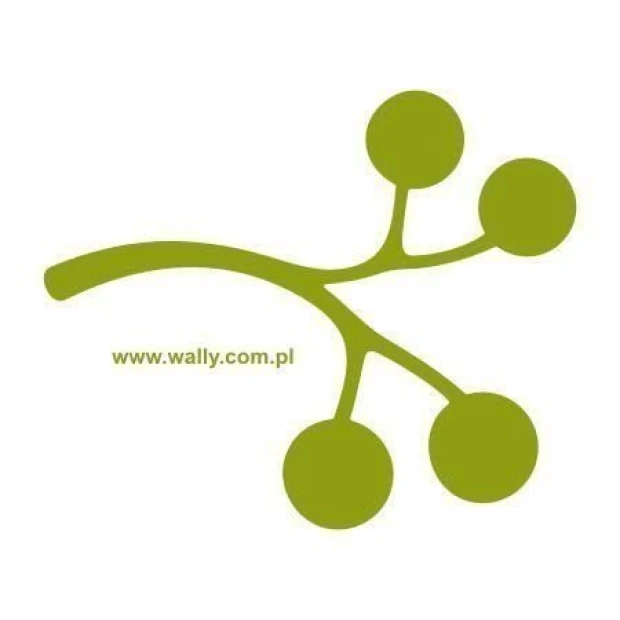 Elegant klasik 091 sticker with a minimalist plant motif, perfect for modern interiors.