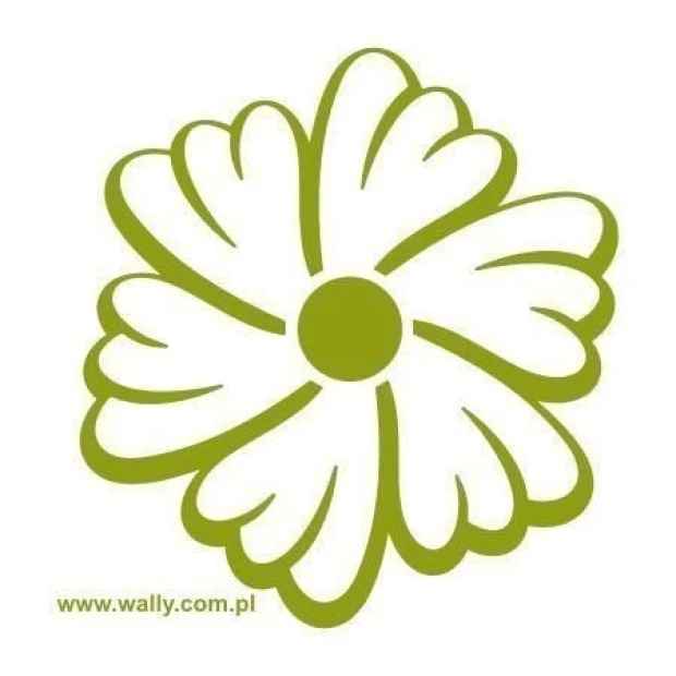 Classic 115 sticker in shades of green, perfect for brightening up modern or children\'s interiors.