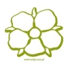Stylish Klasik 202 sticker in a minimalist flower design, featuring a green shade, perfect for modern decor.