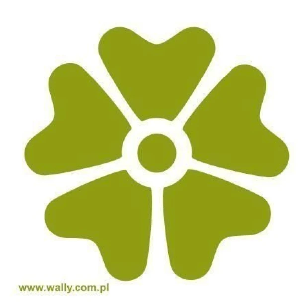 Stylish klasik 417 sticker in green shades, perfect for modern interiors, adding character.