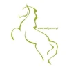 Stylish horse-shaped sticker, perfect for a modern child\'s room or a cozy bedroom.