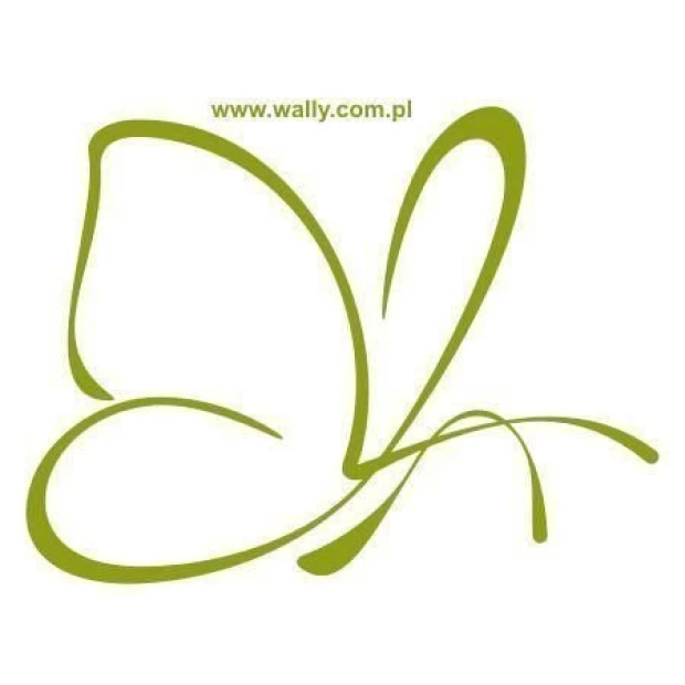 Stylish butterfly sticker 0444 in a soft green shade, perfect for brightening up your space.
