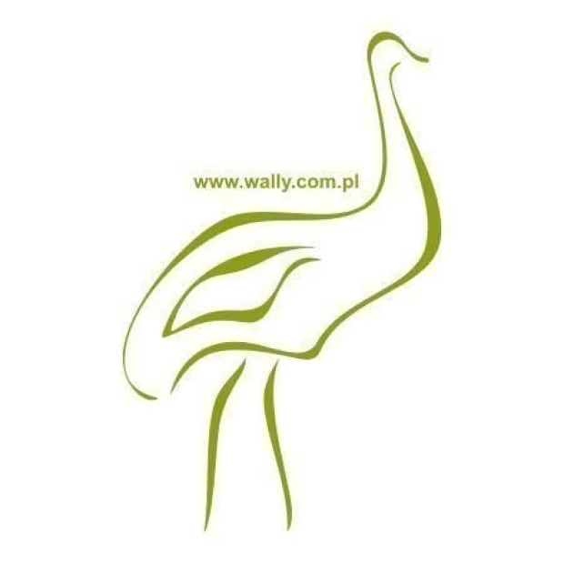 Stylish sticker featuring an elegant bird, perfect for a modern children\'s room or space.