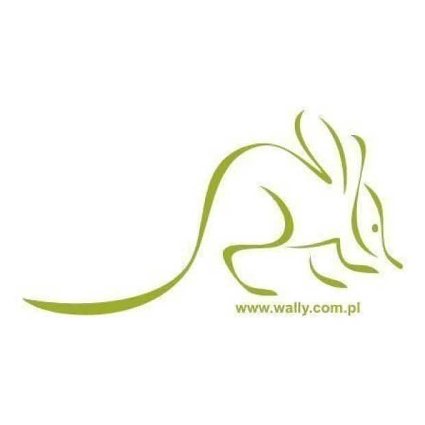 Stylish animal sticker in soft green shades, perfect for a child\'s room or nursery.
