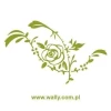 Flower Sticker 043 in soft green shades will beautifully enliven your boho-style interior.