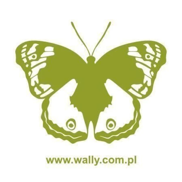 Stylish butterfly sticker 007 in vibrant green, perfect for brightening up modern spaces.