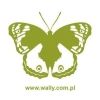 Stylish butterfly sticker 007 in vibrant green, perfect for brightening up modern spaces.