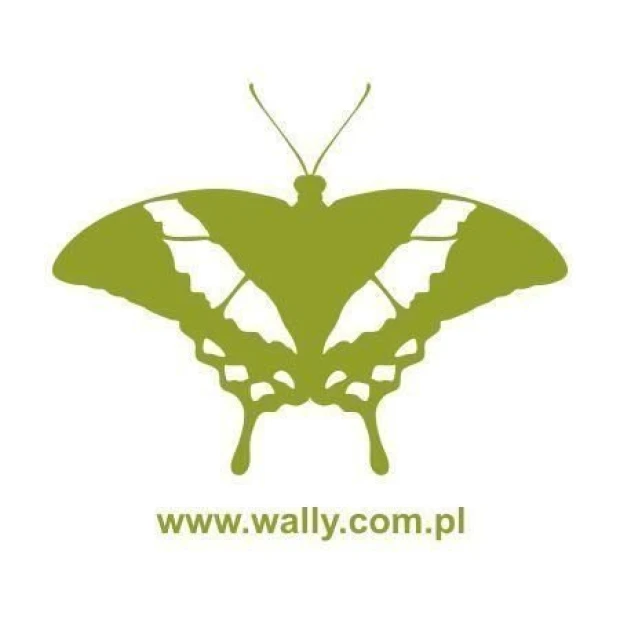 Elegant butterfly sticker 011 in shades of green, perfect for brightening up modern spaces.