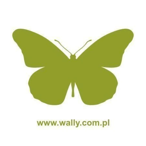 Butterfly in a vibrant green shade, perfect for decorating a child\'s room or a cozy bedroom.